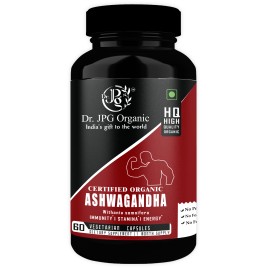 Dr JPG Organic Ashwagandha  60 Capsules 